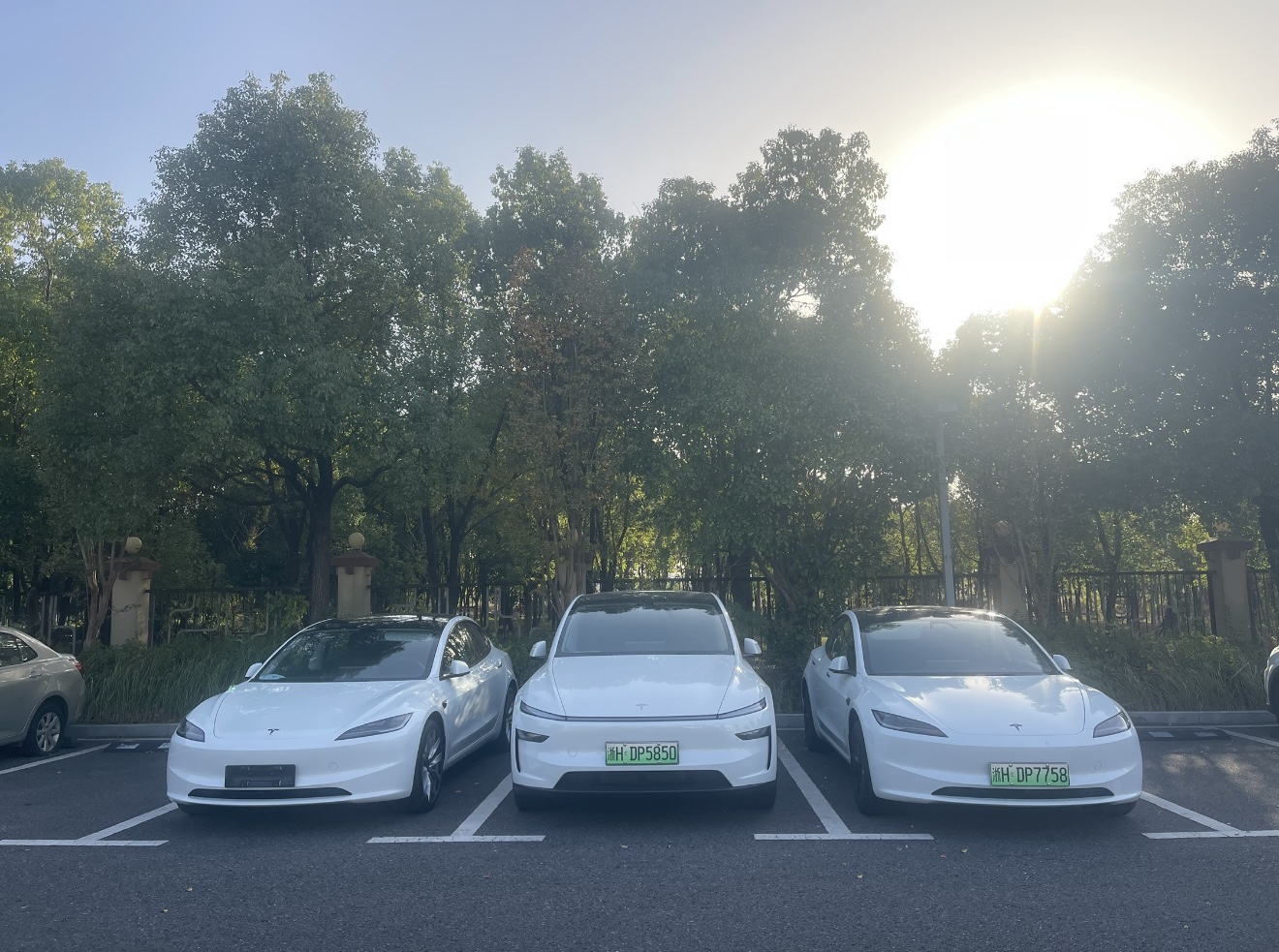 易安出行特斯拉车队实拍